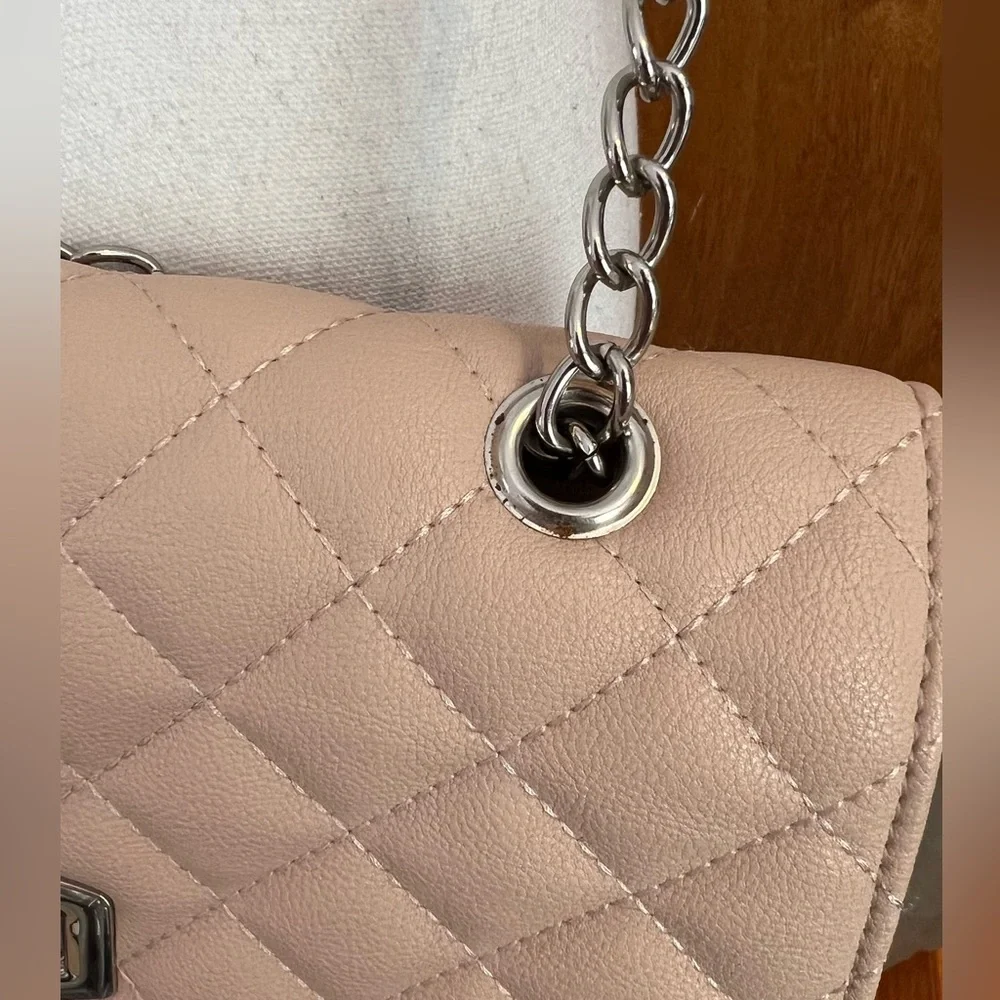 Express NWT Blush Chain Crossbody Shoulder Bag - Picture 7 of 10